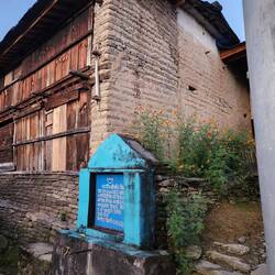 Typical building and communal tap
