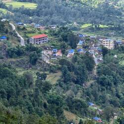 The red and yellow buildings are owned privately. These are massive compared to what we have seen