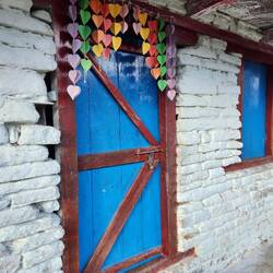 A school classroom at the top in the Swanta