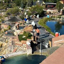 A view of the 25 pools!