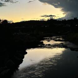 The beautiful San Juan River which ran right along the Springs.