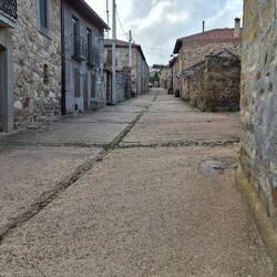 Rabanal high street, not much has changed for a very long time.