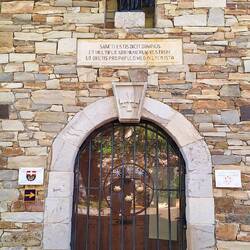 The entrance to the monks small monastery.