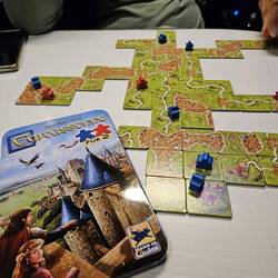 Klar das wir mein Lieblingsspiel auch in Carcassonne spielen