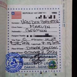 Visum für Liberia