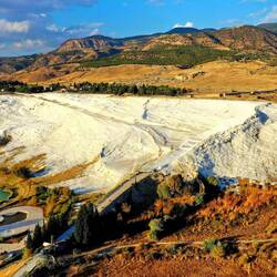 Pamukkale aus 100m Höhe