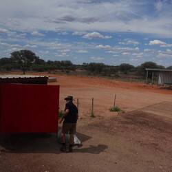 Fracht und Post wird ausgeliefert