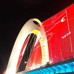 Guangzhou Bridge über den Pearl River.