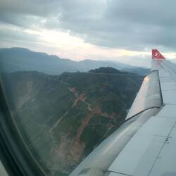 Anflug auf Kathmandu