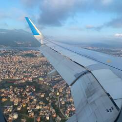 Landung in Kathmandu