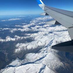 Ein letzter Blick auf die heimatlichen Berge