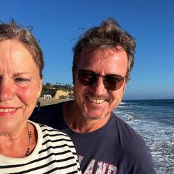 Malibu Beach nördlich Los Angeles