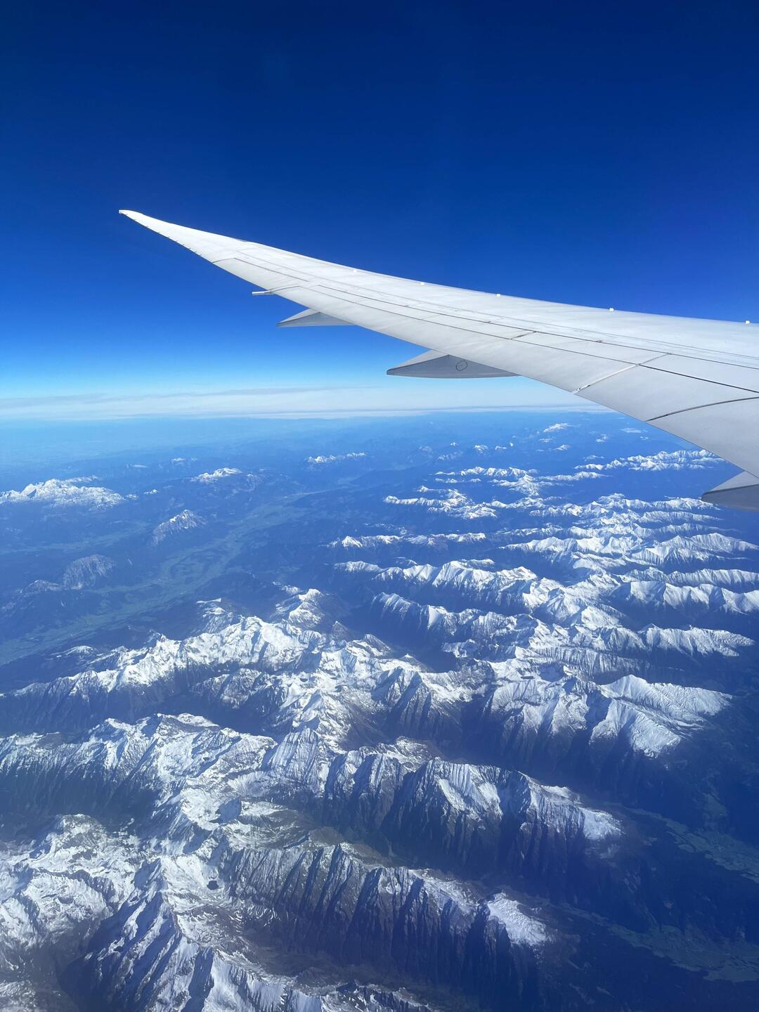 Schneebedeckte Berge in Kroatien
