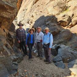 Chris, Kate, Rob and Phillip at the box canyon