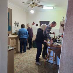 Curry night at the shearer's quarters