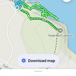 Our walk on Fossil Bluff