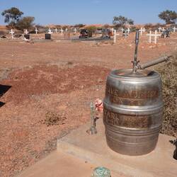 Typisch Aussie der Grabstein 😅