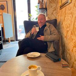 Coffee at our local