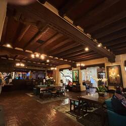One of many beautiful hotels in downtown Santa Fe