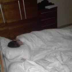 Arnold müde, Arnold schlafen. Und er leiß sich auch nicht aufwecken...