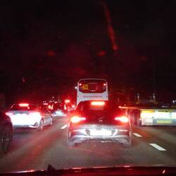 File bij Antwerpen.
