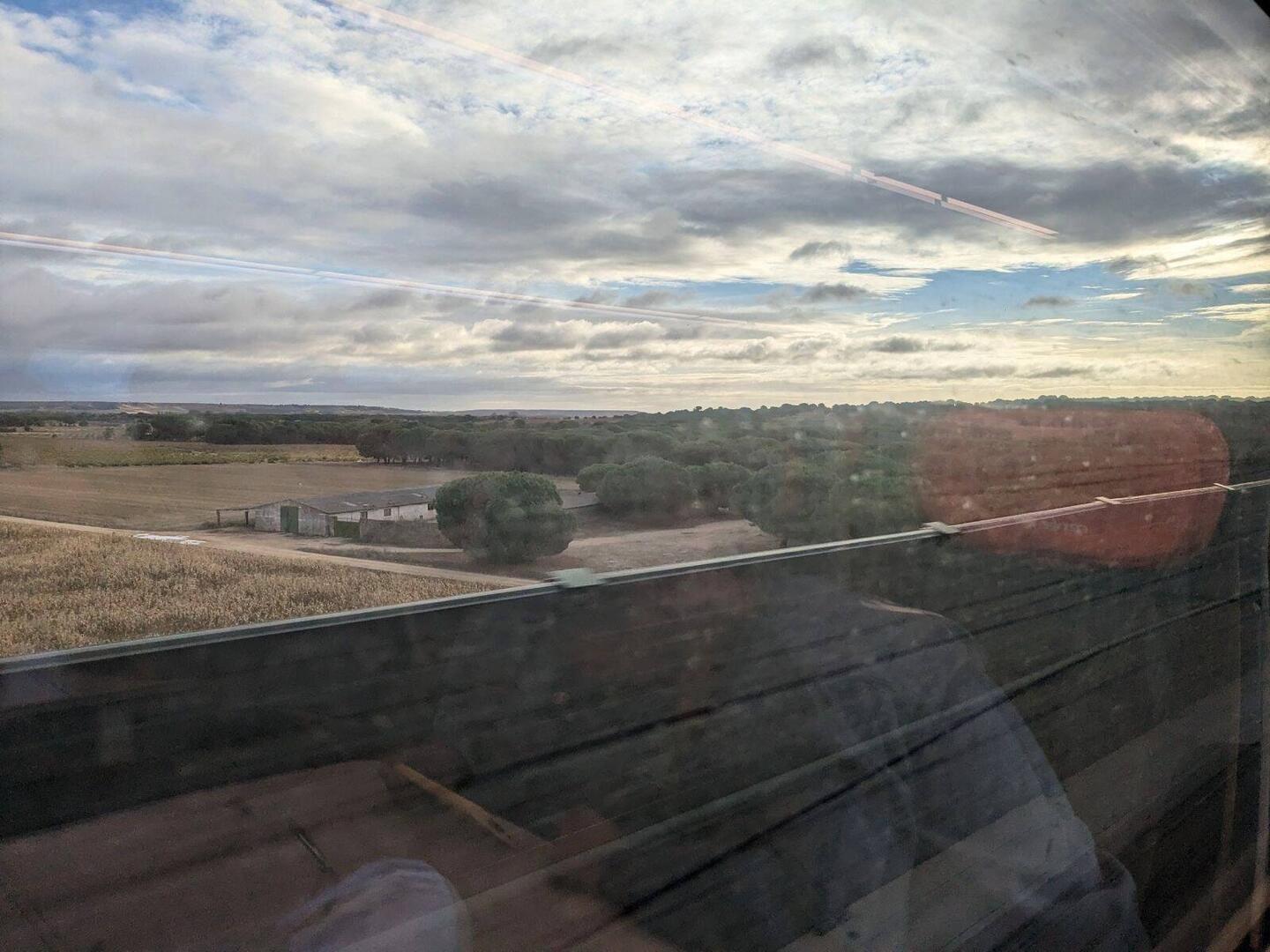 View from the train.