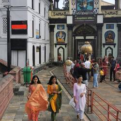 Hinduistischen Tempel, Zutritt nur für Hindus
