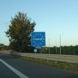 De Franse grens.