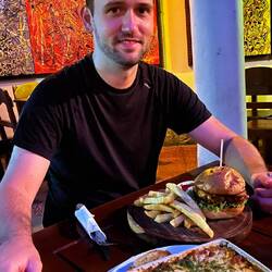 An den meisten Tagen gehen wir 2x essen