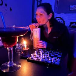 Die legendäre Askaban Bar mit ihren großen Getränken. Bestes Butterbier!