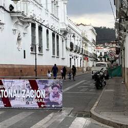 Wochenends ist die (innere) Innenstadt für Fahrzeuge gesperrt