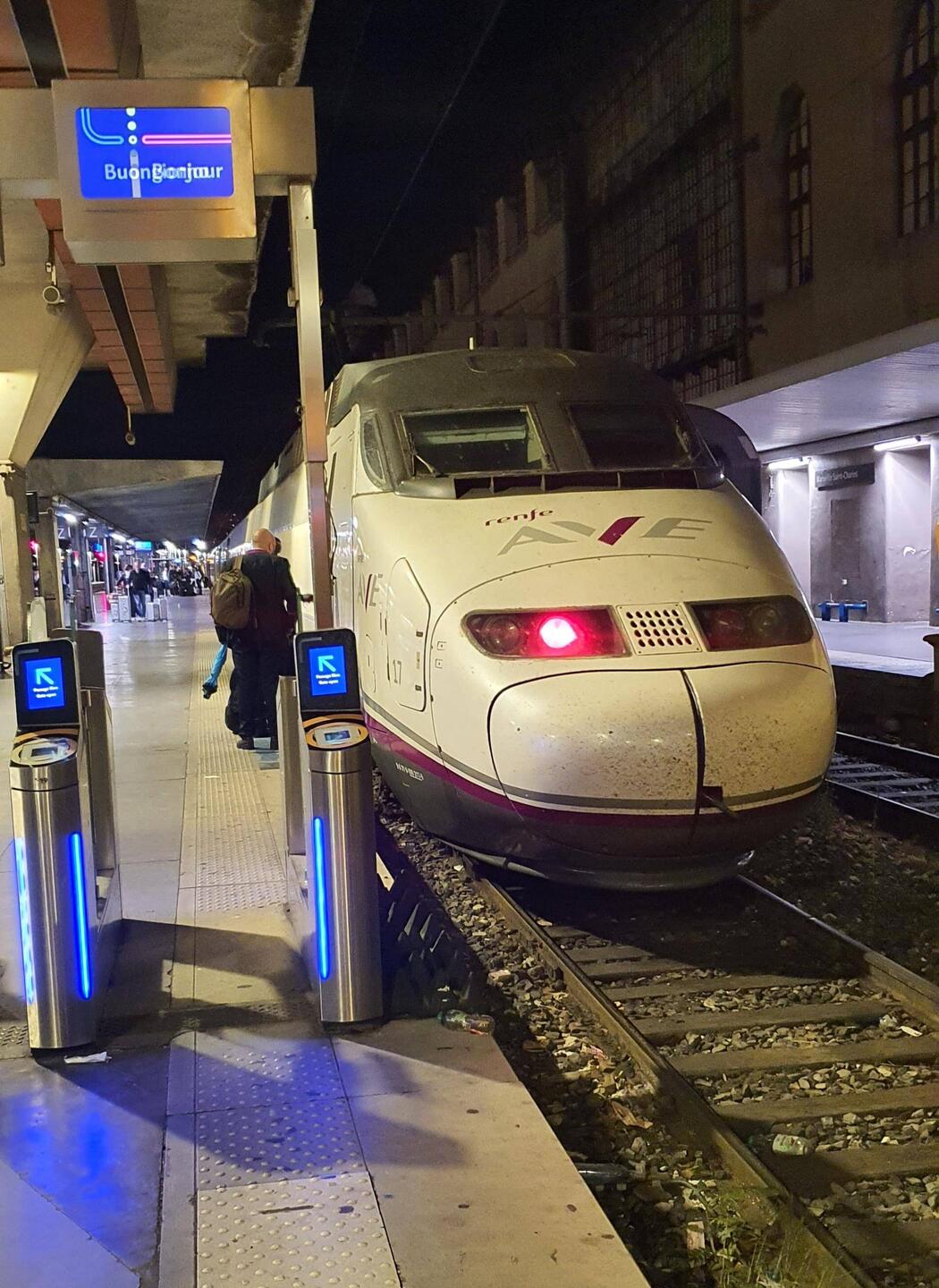 La Renfe a été parfaite !