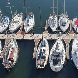 Der Yachthafen von Douarnenez