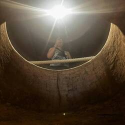 Anja aus dem Weintank