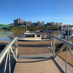 Our boats at the Calhouns Dock