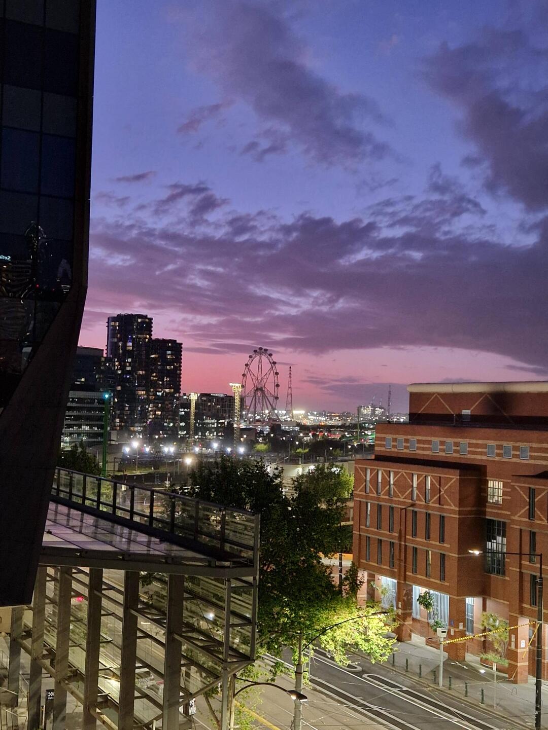 Blick aus meinem Apartment