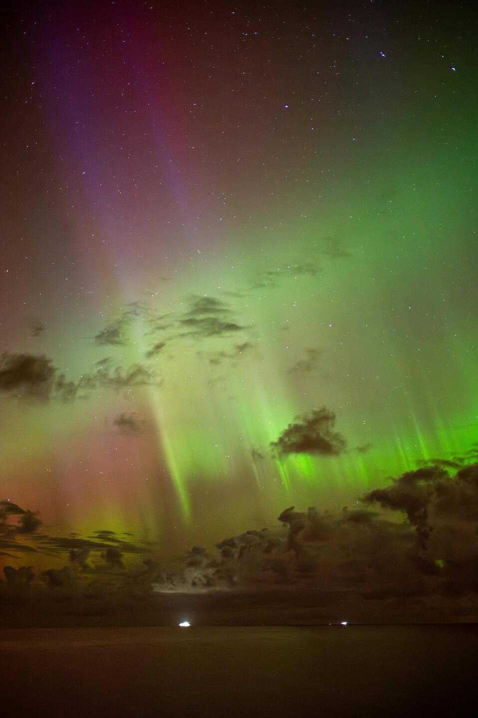 Nordlichter auf der Fähre nach Stockholm🥹