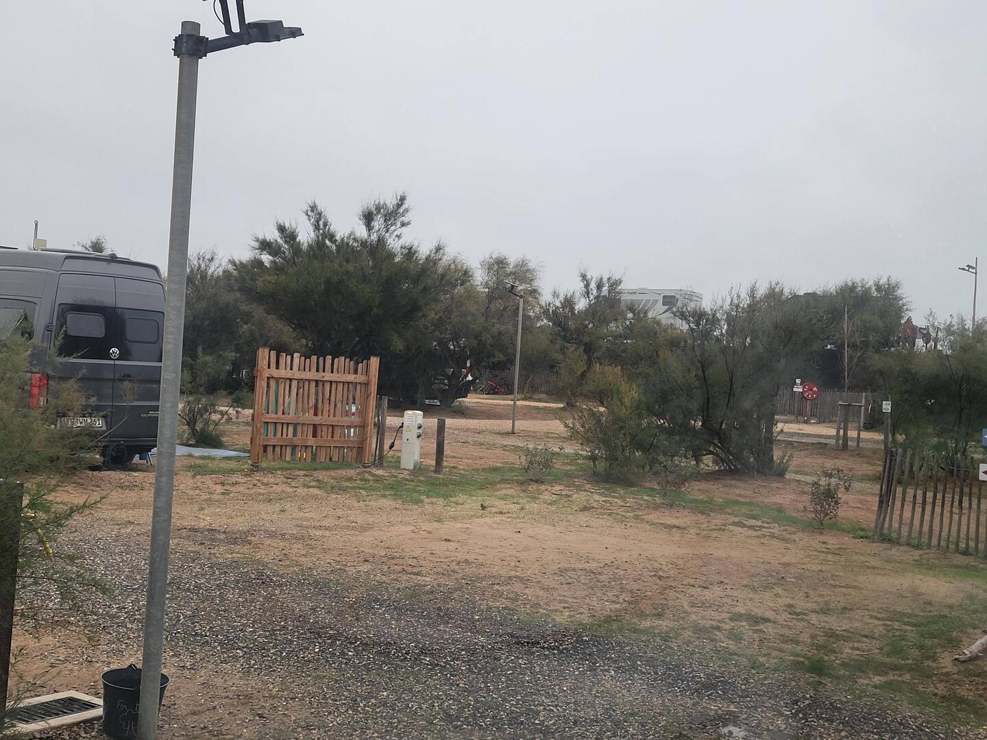 Wetter bei Abfahrt in Marseiillan Plage