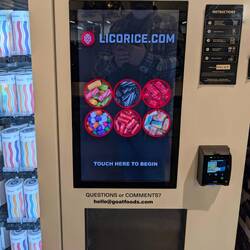 A vending machine just for licorice 💙