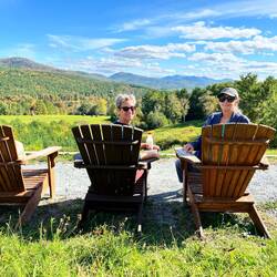 Barbara and I at Taconic Ramble