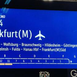 Die Zugreihung wird jetzt nur noch elektronisch angezeigt.