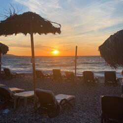 Sonnenuntergang am Strand