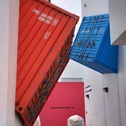 Modern art installation