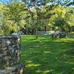 The park has taps and bbq points scattered around for visitors
