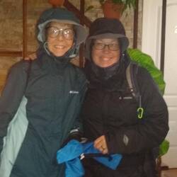 Bundled up and ready to leave.
