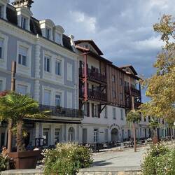Smart buildings around the town square