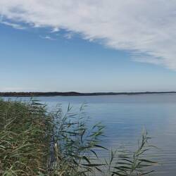Blick auf den Lebasee