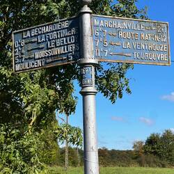 Old sign posts