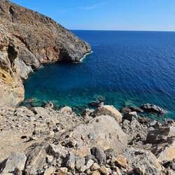 Jetzt kommen Kletterpassagen