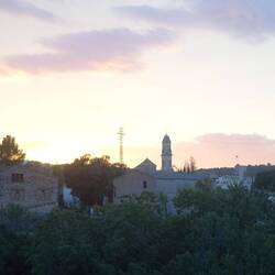 El Catllar beim Sonnenuntergang